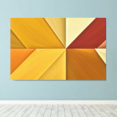 Toile Geometría Solar: Abstracción en Tonos Cálidos (Insitu (Plancher de Bois))