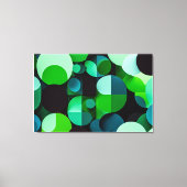 Toile Geometría Verde Vibrante (Recto)