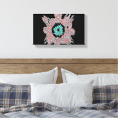Toile Geometric Abstract Flow Canvas (Insitu(Chambre))
