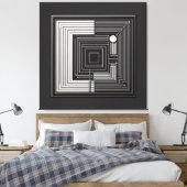 Toile Geometric Depth Grid (Insitu(Chambre))