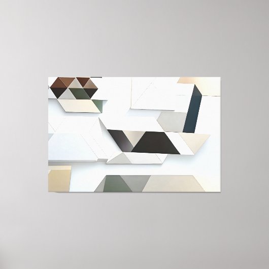 Toile Geometric Harmony (Recto)