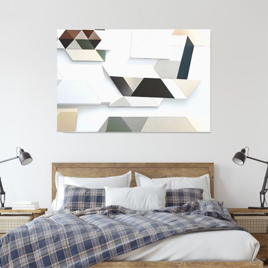 Toile Geometric Harmony (Insitu(Chambre))