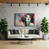 Toile Geometric Harmony