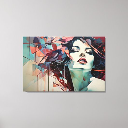 Toile Geometric Harmony (Recto)