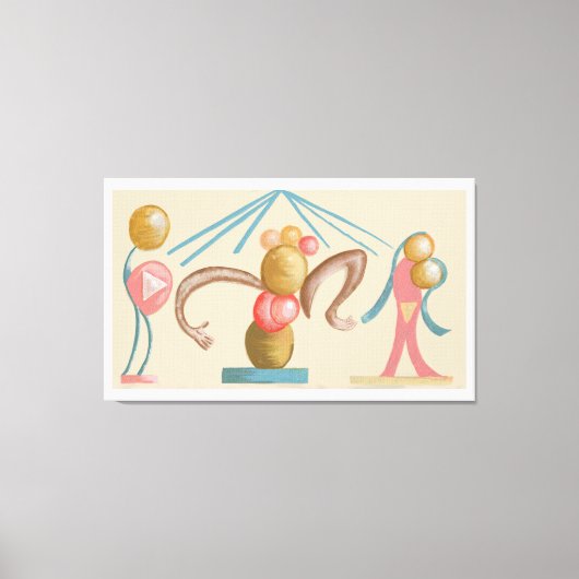 Toile Géométrie Abstraite moderne (Recto)