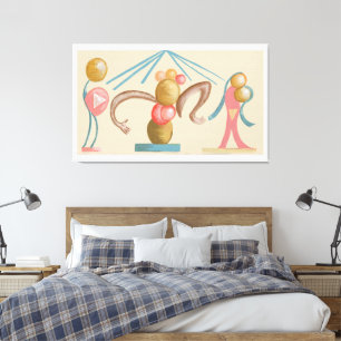 Toile Géométrie Abstraite moderne