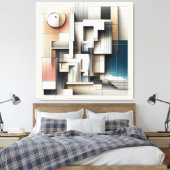 Toile Géométrie Architecturale Construire (Insitu(Chambre))