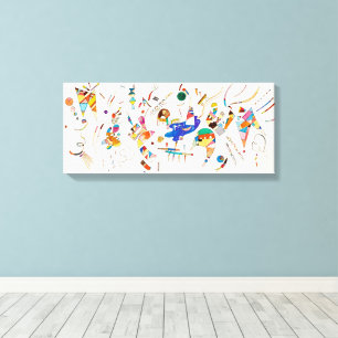 Toile Géométrie biomorphique   Wassily Kandinsky  