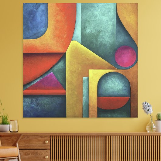 Toile Géométrie de l'essence (Insitu(Salon))