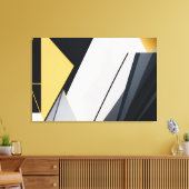 Toile Géométrie Diagonale Premium (Insitu(Salon))
