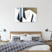 Toile Géométrie Facettée Minimaliste (Insitu(Chambre))