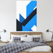 Toile Géométrie fluide (Insitu(Chambre))