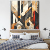 Toile Géométrie Intemporelle (Insitu(Chambre))