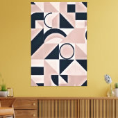 Toile Géométrie minimaliste (Insitu(Salon))