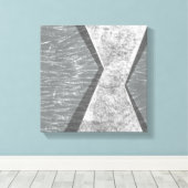 Toile Géométrie orchestrée IV (Insitu (Plancher de Bois))