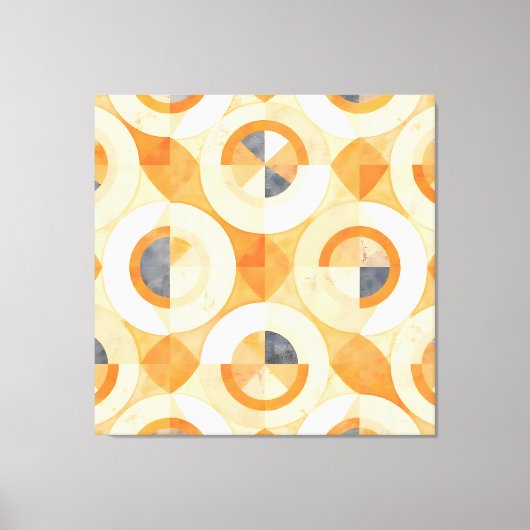 Toile Géométrie Terra dégradée (Recto)