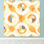 Toile Géométrie Terra dégradée (Insitu (Plancher de Bois))