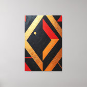 Toile Géométries flamboyantes (Recto)