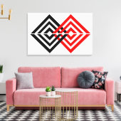 Toile Géométrique (Insitu(Salon))