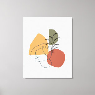 Toile Géométrique, Abstraite, Minimale, Moderne, Paste