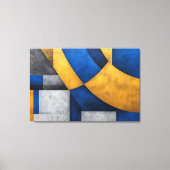 Toile Géométrique Industriel (Recto)