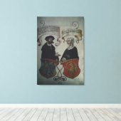 Toile Georg Fugger son épouse Regina Imhoff, 'Geheim (Insitu (Plancher de Bois))