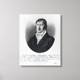 Toile Georg Wilhelm Friedrich Hegel