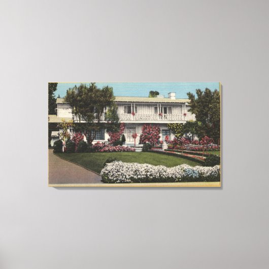 Toile George Burns et la maison de Gracie Allen (Recto)