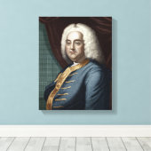 Toile George Frederic Handel, gravé par Thomson (Insitu (Plancher de Bois))