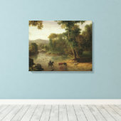 Toile George Inness - Traverser la Ford (Insitu (Plancher de Bois))