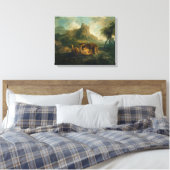 Toile George Stubbs | Leopards at Play, c.1763-8 (Insitu(Chambre))