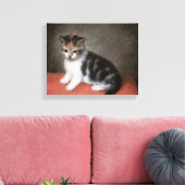 Toile George Stubbs | Miss Ann White's Kitten, 1790 (Insitu(Salon))