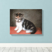 Toile George Stubbs | Miss Ann White's Kitten, 1790 (Insitu (Plancher de Bois))