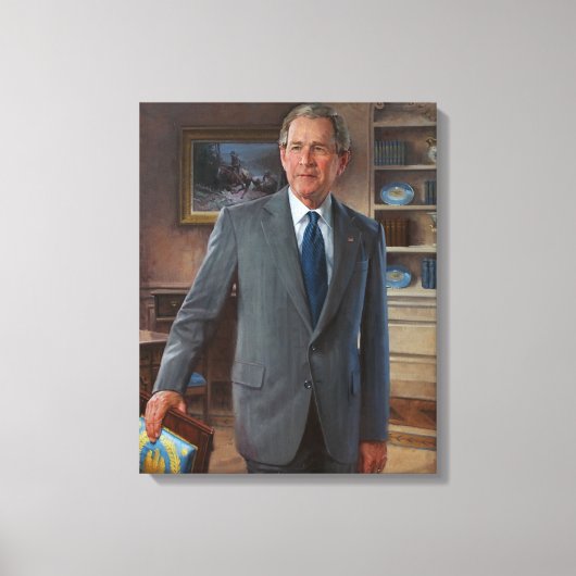 Toile GEORGE WALKER BUSH par John Howard Sanden (Recto)