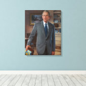 Toile GEORGE WALKER BUSH par John Howard Sanden (Insitu (Plancher de Bois))
