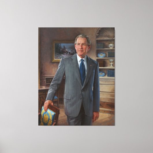 Toile GEORGE WALKER BUSH par John Howard Sanden (Recto)