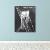 Toile George Washington Bridge New York (Insitu (Plancher de Bois))