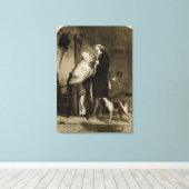 Toile George Washington et sa mère (Insitu (Plancher de Bois))