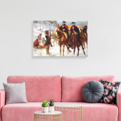 Toile George Washington Lafayette Valley Forge Armée (Insitu(Salon))