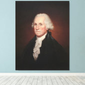 Toile GEORGE WASHINGTON Portrait de Rembrandt Peale (Insitu (Plancher de Bois))