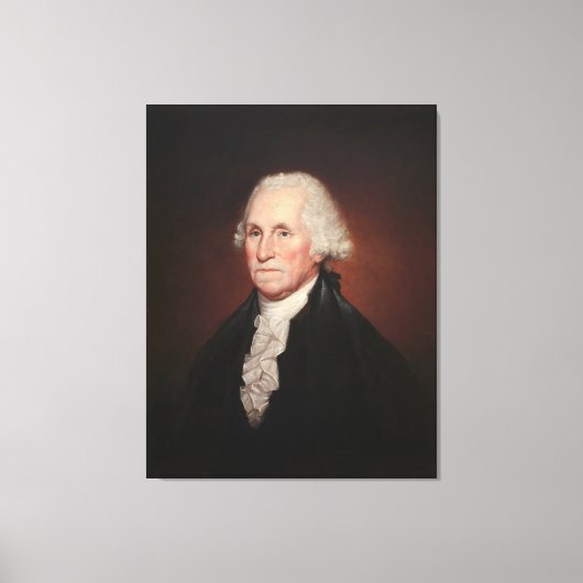 Toile GEORGE WASHINGTON Portrait de Rembrandt Peale (Recto)