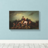 Toile George Washington Traversant le Delaware (Insitu (Plancher de Bois))