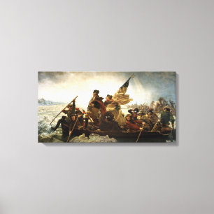 Toile George Washington Traverser le Delaware Print