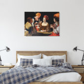 Toile Georges de la Tour - Cheat avec l'As des Diamants (Insitu(Chambre))