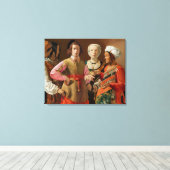 Toile Georges de la Tour - Le caisson Fortune (Insitu (Plancher de Bois))