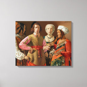 Toile Georges de la Tour - Le Diseur de Bonne Aventure