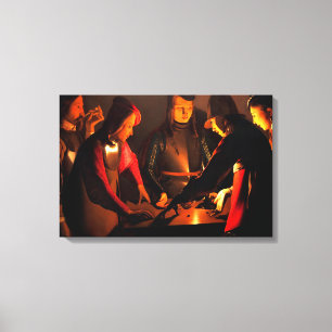 Toile Georges de la Tour - Les Joueurs de Dés