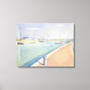 Toile Georges Seurat - Le Chenal de Gravelines