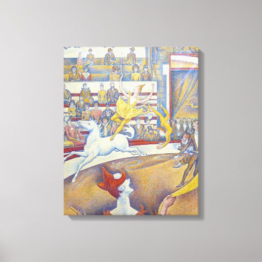 Toile Georges Seurat - Le Cirque (Recto)