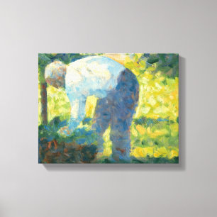 Toile Georges Seurat - Le jardinier
